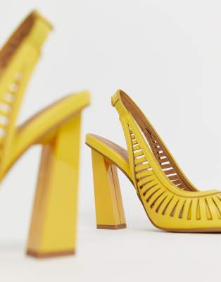 yellow heels asos
