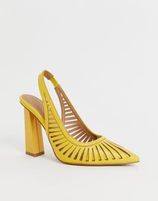 yellow heels asos