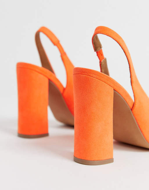 Chaussure shop talon orange