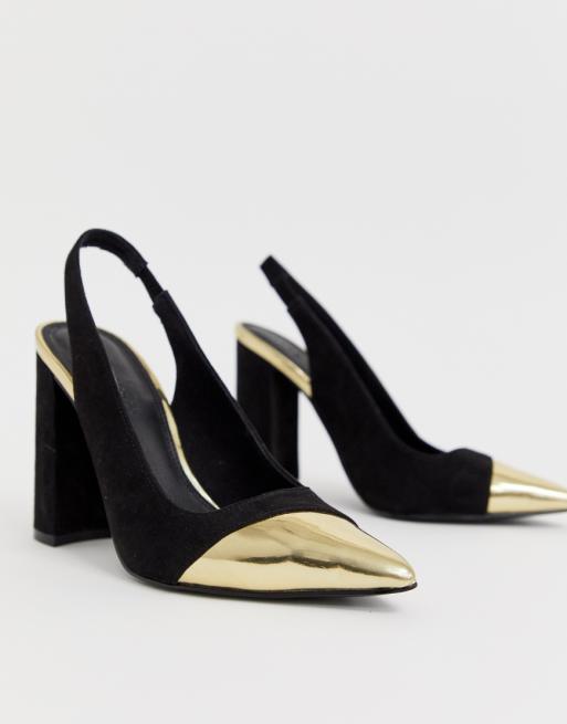 ASOS DESIGN Password slingback high heels | ASOS