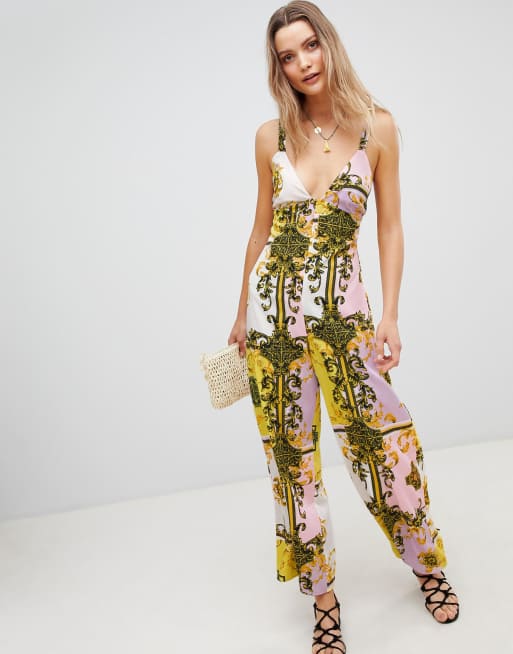 Baroque hot sale print jumpsuit