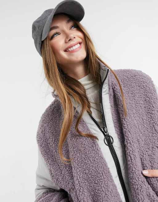 Carmella cozy reversible hot sale teddy coat