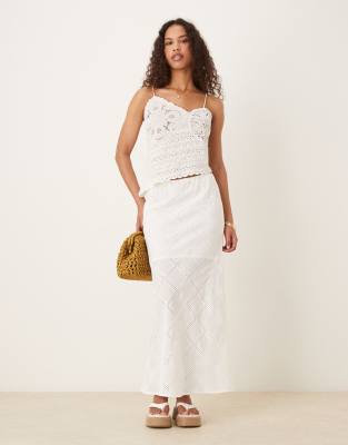 Asos Design Patched Lace Vintage Cami In White