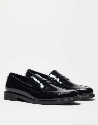 Asos Design Patent Penny Loafers