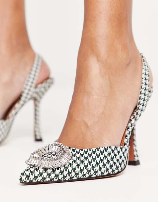 Asos design passionate embellished hotsell high heels