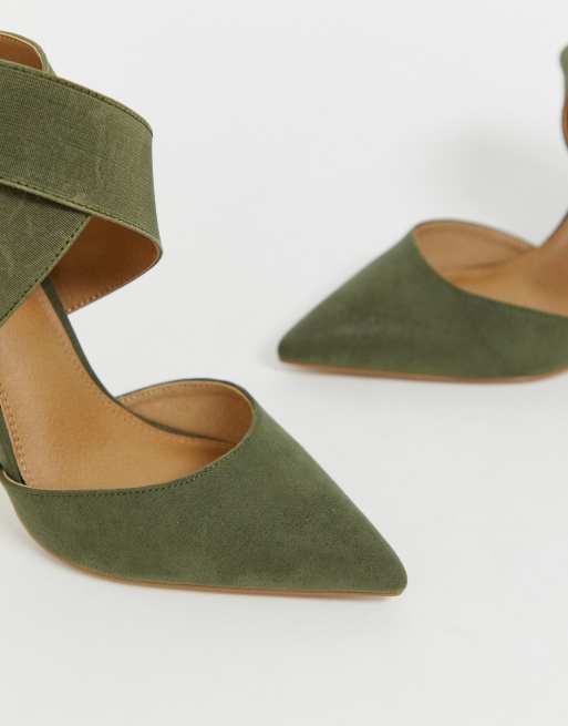 Khaki pumps hot sale