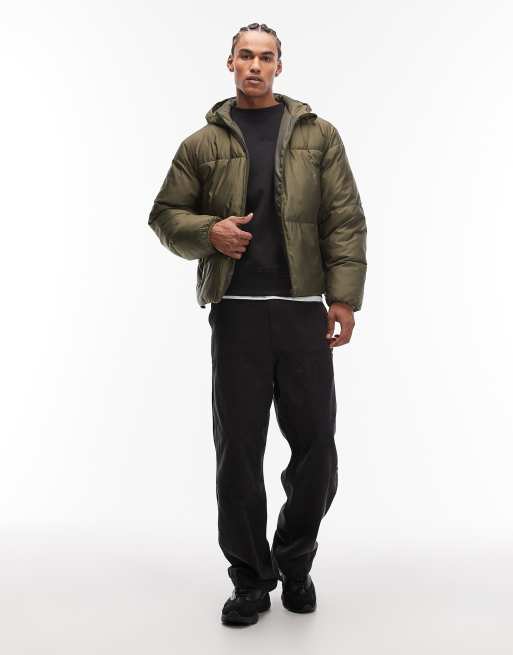 ASOS DESIGN - PeakMAX™ gewatteerd jack in kaki, 2 van 5