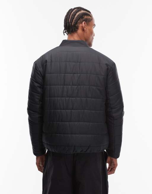 ASOS DESIGN peakMAX™ liner jacket in black, 3 of 5