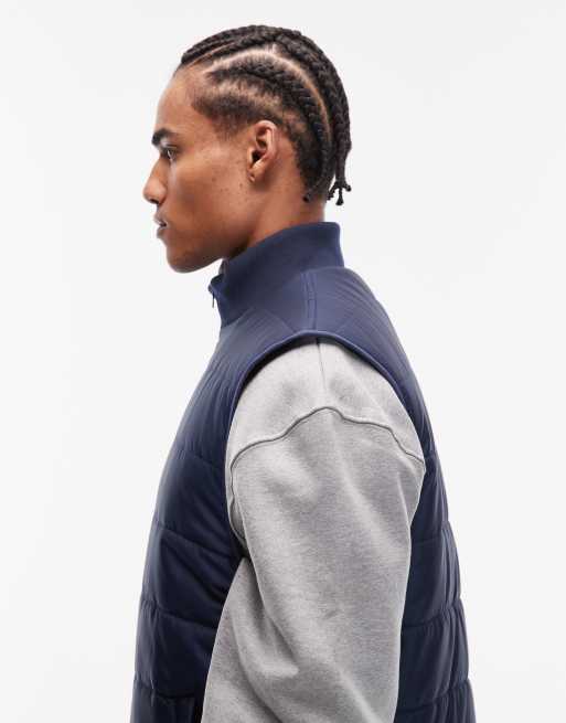 ASOS DESIGN – peakMAX™ – Marinblå, quiltad väst, 4 av 5