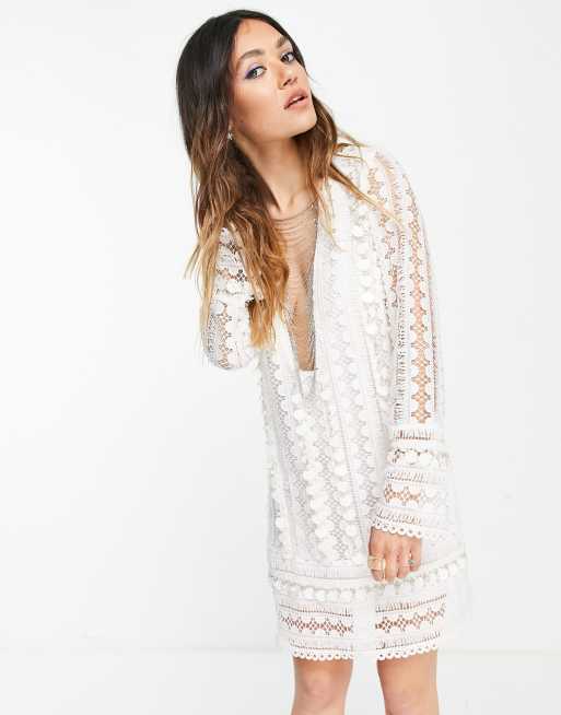 Asos white shift dress hotsell