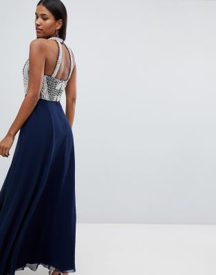 embellished maxi dress asos