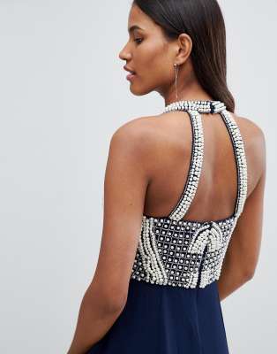 asos embellished crop top