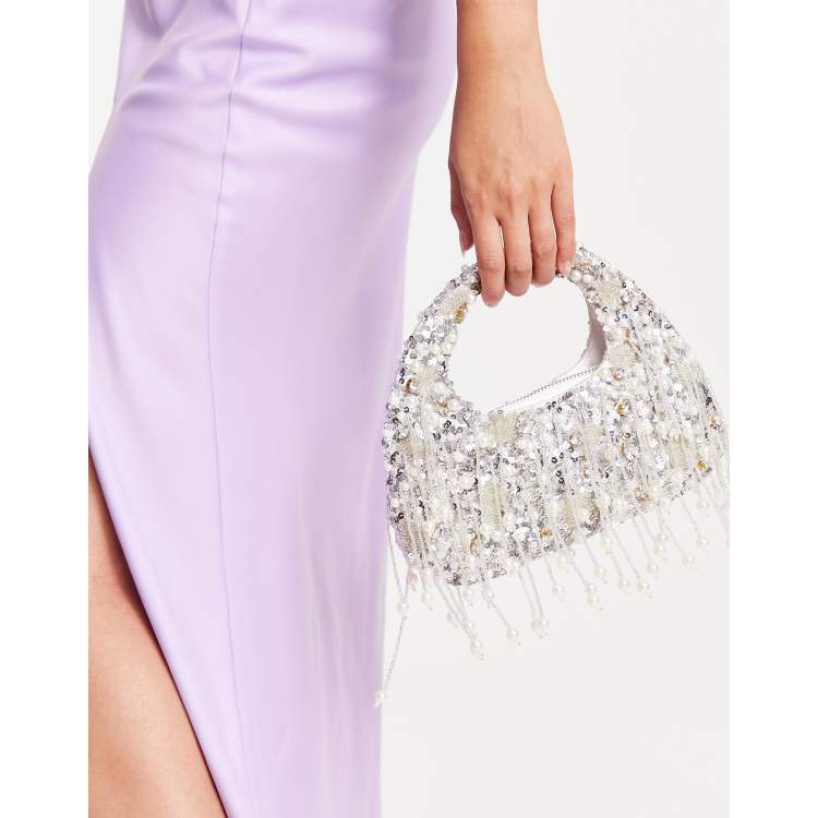 ASOS Design Feather Clutch Bag