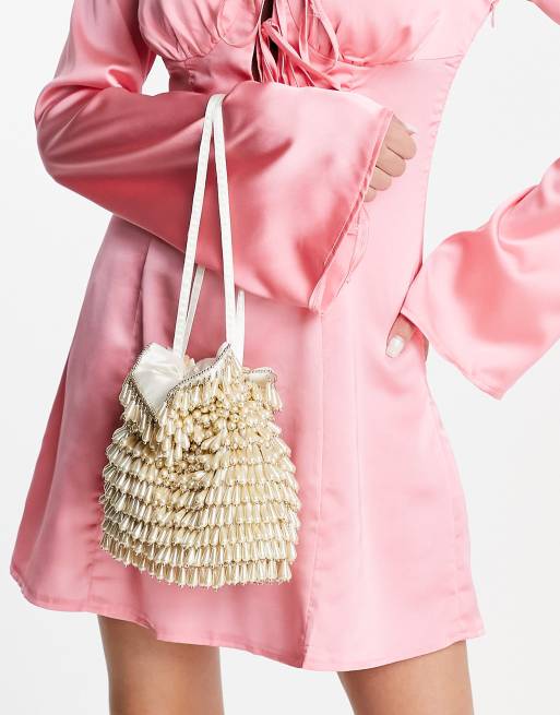 Pearl Bucket Bag, Handbags