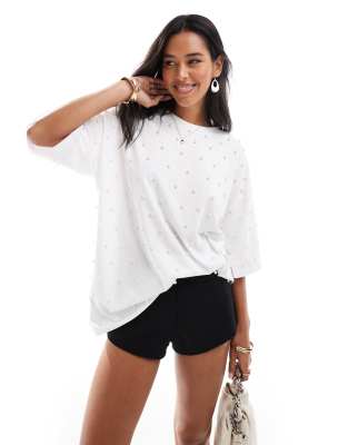t shirt with embellishment