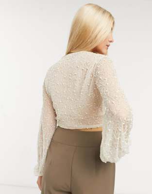 asos embellished top