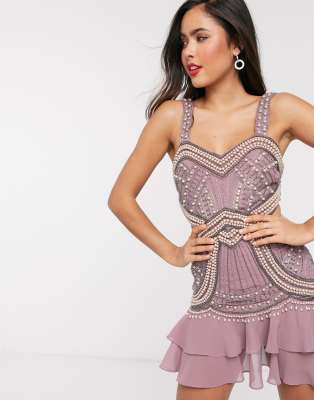 lilac going out dress
