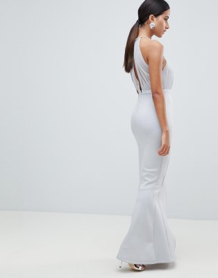asos fishtail maxi dress