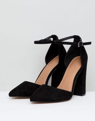 wide with high heels