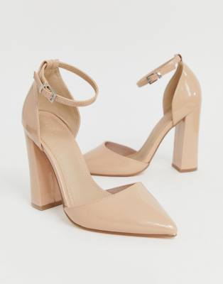 asos pebble pointed high heels