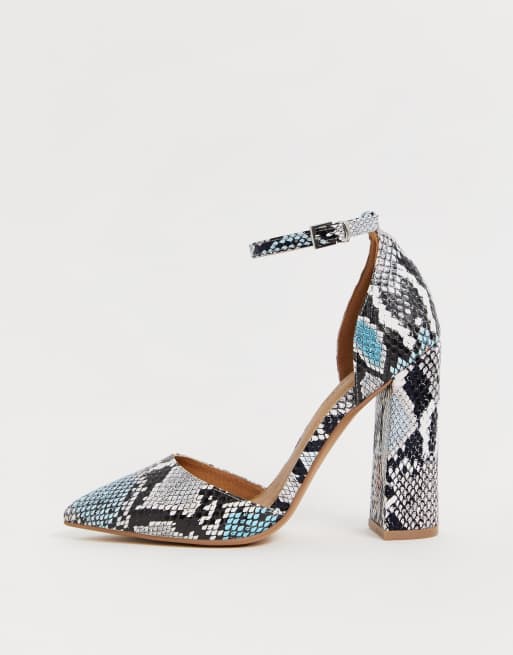 Asos design pebble 2024 pointed high heels