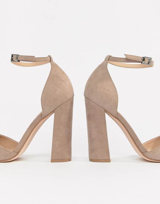 Asos design pebble shop pointed high heels