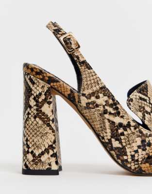 asos snakeskin heels