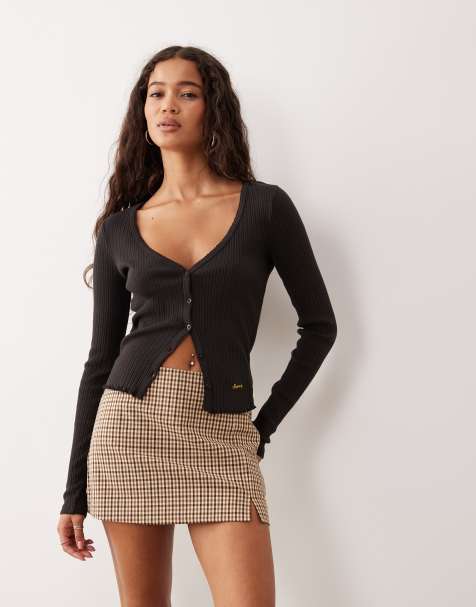 ASOS DESIGN pelmet mini skort in micro check