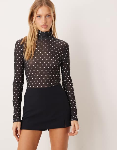 ASOS DESIGN pelmet mini skort in navy - view 1