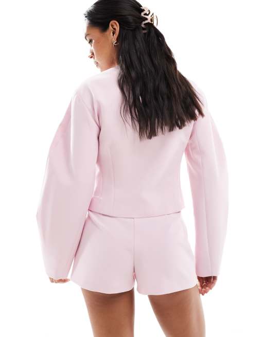 ASOS DESIGN pelmet skort in baby pink