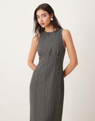 Asos Design Pencil Skirt Maxi Dress In Multi