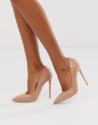 scarpe decollete beige