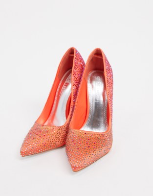 asos orange shoes