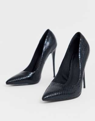 escarpin talon aiguille noir