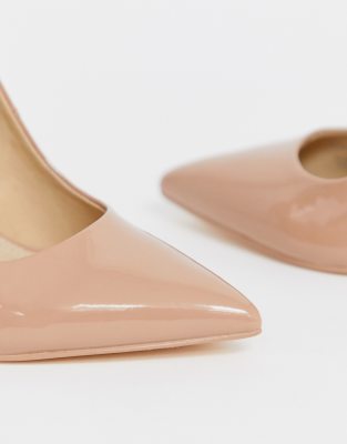 escarpin argenté asos