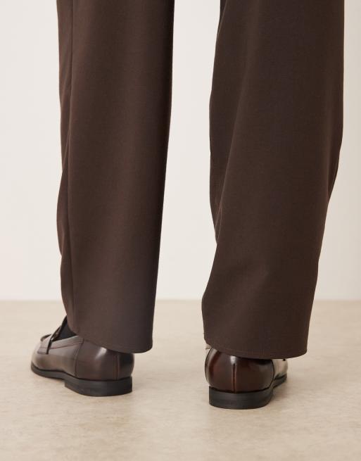 ASOS DESIGN – Penny-Loafer in Braun, 4 von 4