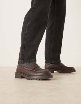Penny-Loafer in Braun-Brown Brown 42