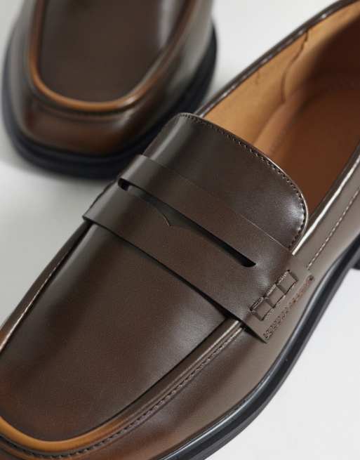 ASOS DESIGN – Penny-Loafer in Hellbraun, 3 von 4