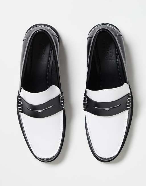 ASOS DESIGN – Penny-Loafer in Schwarz und Weiß, 3 von 3