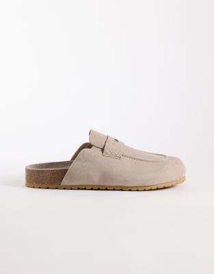 Asos Design Penny Loafer Mules In Multi