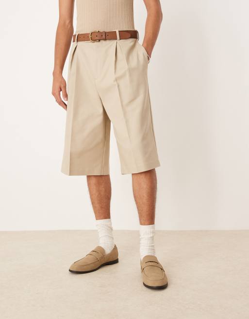 ASOS DESIGN penny loafers in beige , 3 of 4