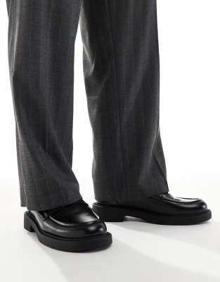 Asos Design Penny Loafers In Black