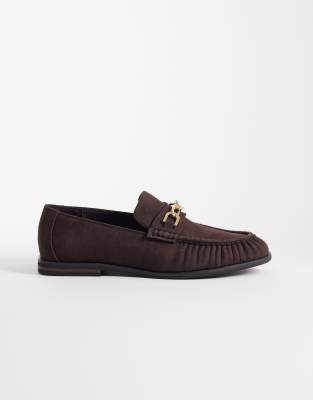  penny loafers  with ruching