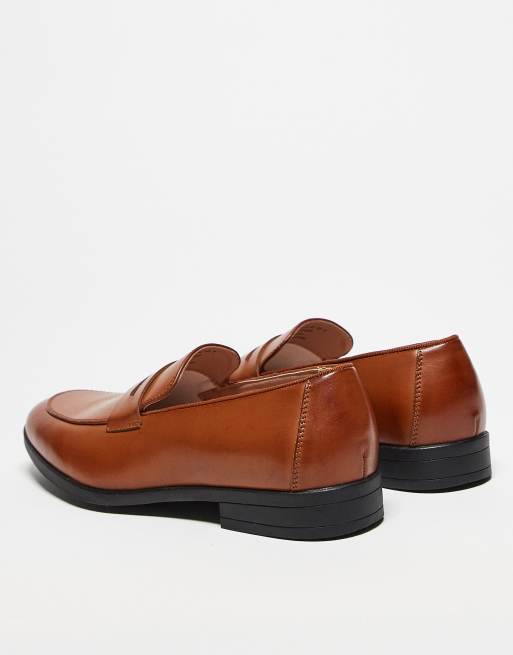 ASOS DESIGN penny loafers in tan, 4 of 4