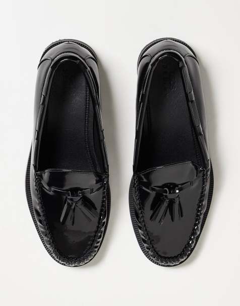 ASOS DESIGN - Penny loafers met kwastjes in zwart - view 1