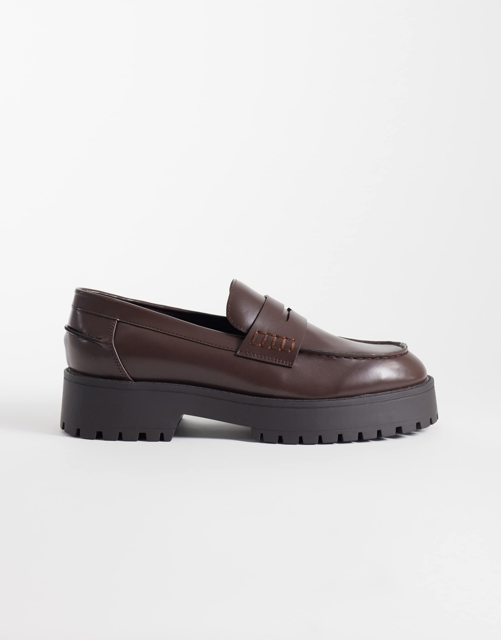 Мужские лоферы ASOS Design Penny, коричневые