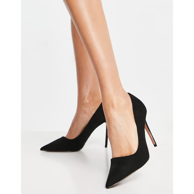 Black shoes with high 2024 heels