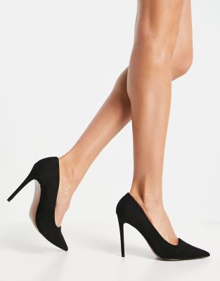 black court high heels