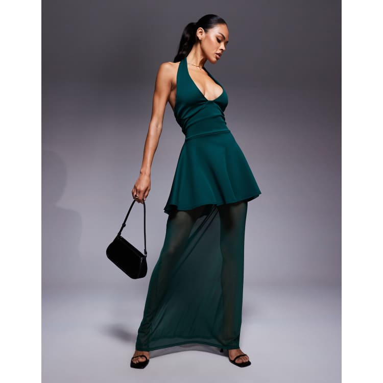 green peplum dress asos Pauline Peplum Dress, in Secret Garden | Show Me Your Mumu main image 0