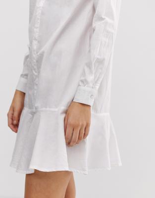 asos peplum shirt dress